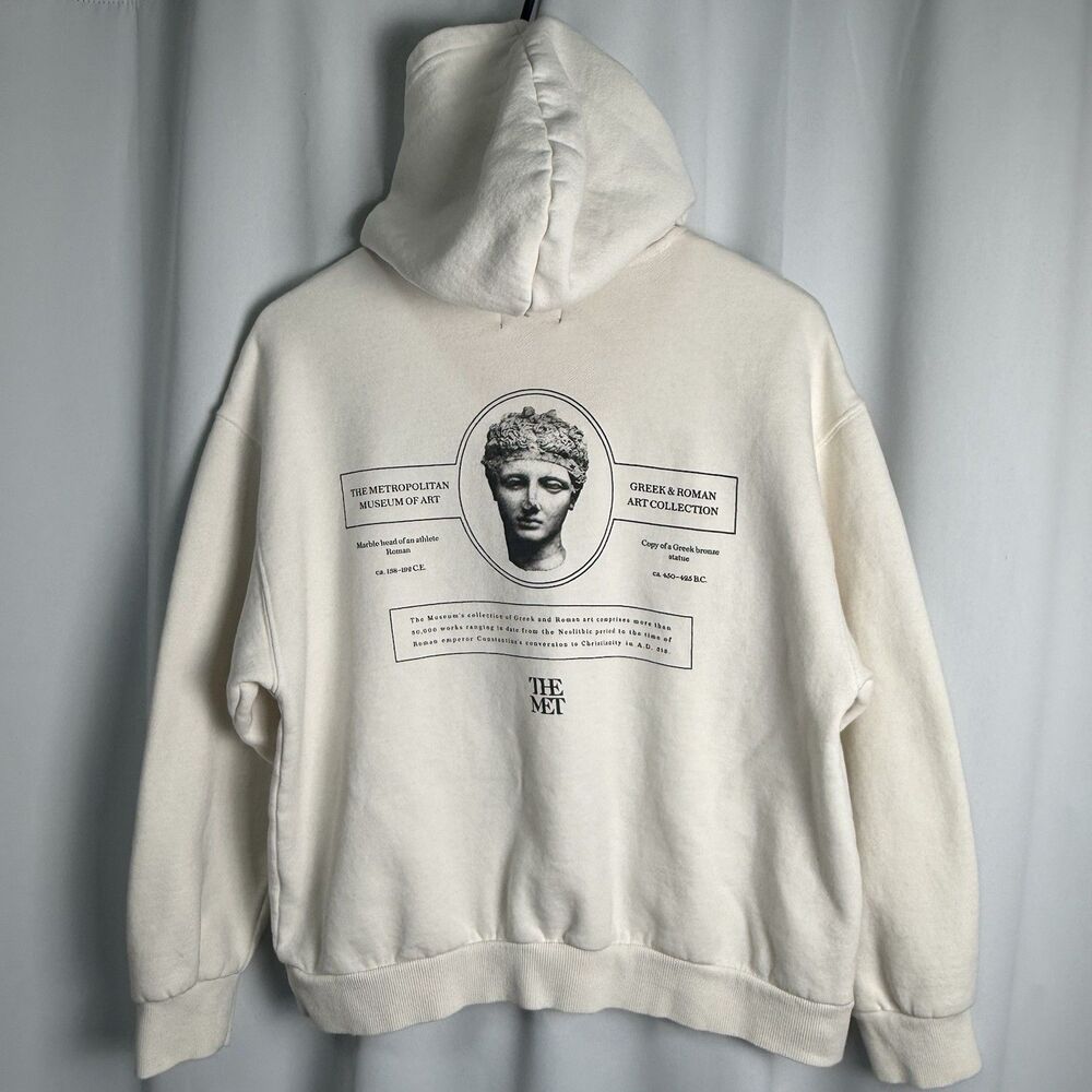 The Met x PacSun Marble Head Limited Edition Hoodie Sweatshirt Unisex Sz XSmall